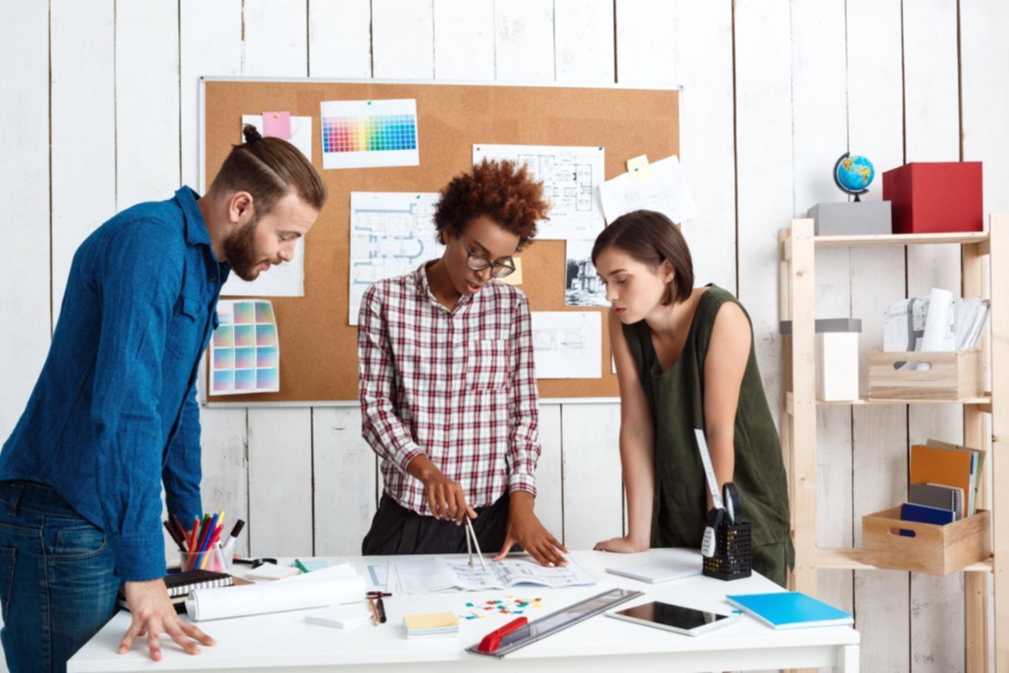 Business financial documents being reviewed during strategy session